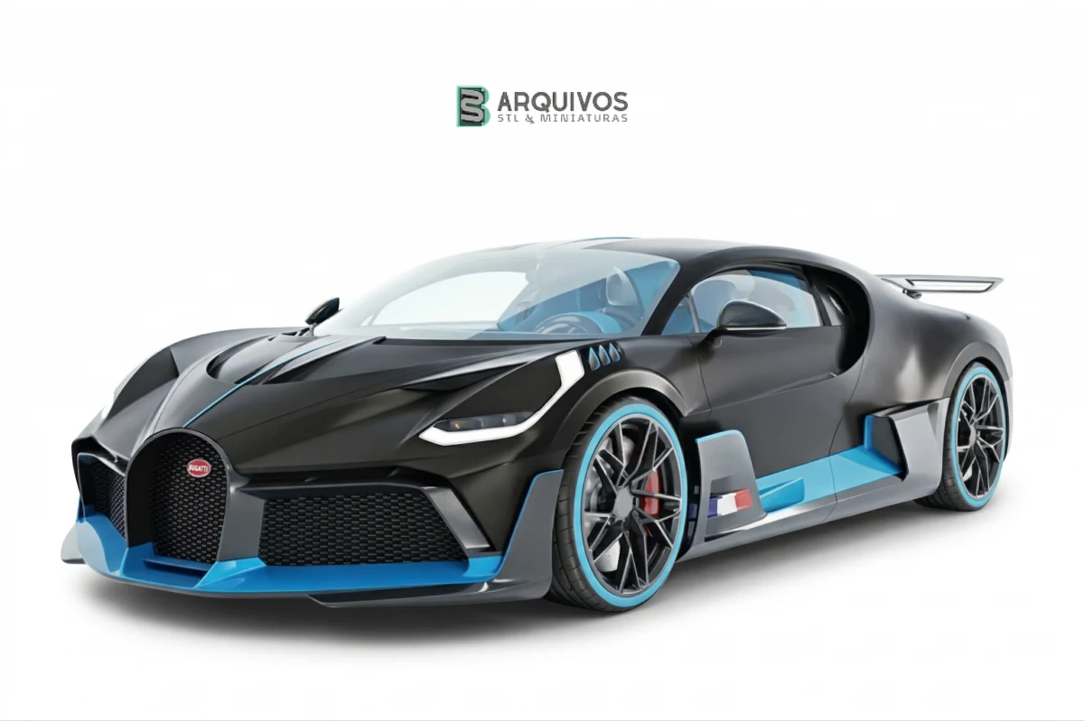 Modelo 3D STL - Bugatti Divo